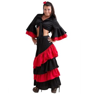 Взрослый карнавальный костюм Испанка, 42-46 размер