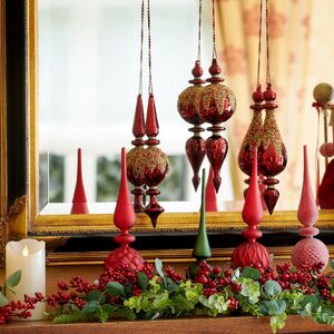 Верхушка Royal Vintage: Rambouillet 31 см красная Kaemingk фото 2