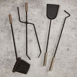 Каминный набор Вилфорд 65 см, 4 предмета, закаленная сталь Koopman фото 2