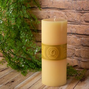 Декоративная свеча Ливорно 255*100 мм крем-брюле Омский Свечной фото 1
