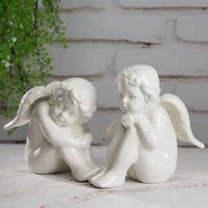 Набор декоративных фигурок Ангелы Равенны 16-17 см, 2 шт