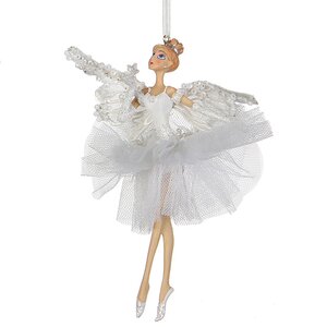 Елочное украшение "Балерина Сильфида руки в стороны", 15 см Katherine’s Collection фото 1