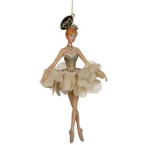 Елочное украшение "Балерина Марилена в изумрудном платье", 18 см Katherine’s Collection фото 1
