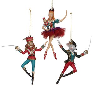 Елочная игрушка "Герои балета "Щелкунчик - Клара", 14 см Katherine’s Collection фото 2