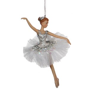 Елочное украшение Балерина Коппелия с руками в стороны 17 см, подвеска Katherine’s Collection фото 1