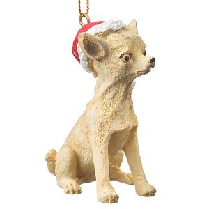 Елочная игрушка Собачка Чихуахуа - Новогодние питомцы 8 см Edelman фото 2