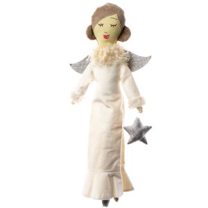 Кукла на елку Фея - Леди Марселла со звёздочкой 40 см, подвеска Due Esse Christmas фото 1