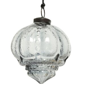 Винтажный елочный шар Мари-Виктуар 10 см дымчатый, стекло Kaemingk фото 1