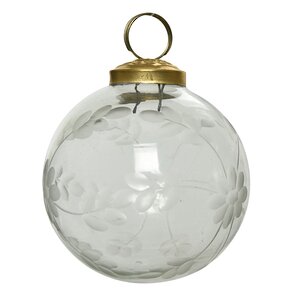 Винтажный елочный шар Rouen Marguerite 10 см, стекло Kaemingk фото 1