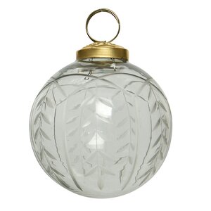 Винтажный елочный шар Rouen Liane 10 см, стекло Kaemingk фото 1