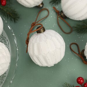 Елочные шары Marie Pavie 8 см, 12 шт, стекло Winter Deco фото 5