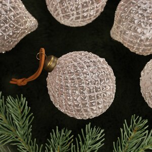 Набор стеклянных шаров Albertine 8 см, 12 шт Winter Deco фото 4