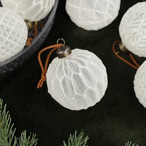 Елочные шары Terre de Glace 8 см, 11 шт, стекло, уцененные Winter Deco фото 4