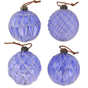 Набор стеклянных шаров Persian Violet 10 см, 12 шт Winter Deco фото 5