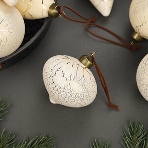 Елочные шары Ceres Framme 8-12 см, 12 шт, стекло Winter Deco фото 2