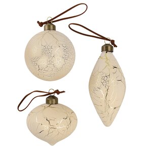 Елочные шары Ceres Framme 8-12 см, 12 шт, стекло Winter Deco фото 7