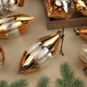 Набор стеклянных шаров Vincitore Sole 10-15 см, 12 шт Winter Deco фото 4
