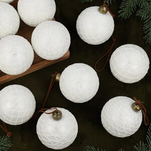 Набор стеклянных шаров Emanuele 8 см, 12 шт Winter Deco фото 3