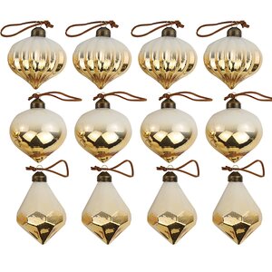 Елочные шары La Ballare 8-9 см, 12 шт, стекло Winter Deco фото 9