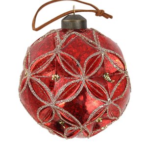 Набор стеклянных шаров Шарметт: Rouge 10 см, 4 шт Winter Deco фото 3
