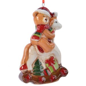 Набор елочных украшений Merry Christmas, 55 игрушек Снегурочка фото 18