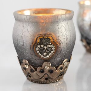 Подсвечник Очарование ночи, 7*7.5 см, графит матовый Kaemingk фото 3