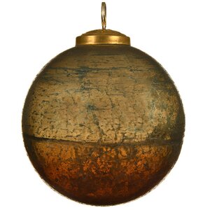 Винтажный елочный шар Этторе 10 см, стекло Kaemingk фото 1