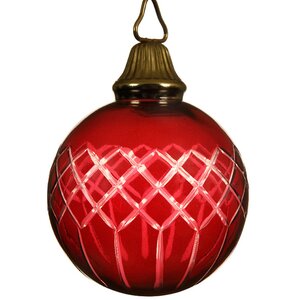 Стеклянный елочный шар Ла Руж 15*10 см купить в интернет-магазине ...