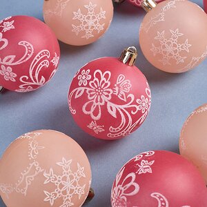 Набор пластиковых шаров Tutte Corde: Венецианский закат 6 см, 9 шт Winter Deco фото 2