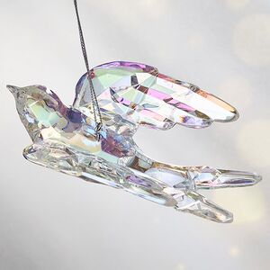 Елочная игрушка Ласточка Лейден 11 см, подвеска Forest Market фото 5