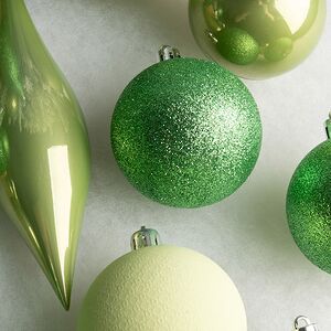 Набор пластиковых шаров Кастелло: Spring Green 6-14 см, 26 шт Winter Deco фото 5