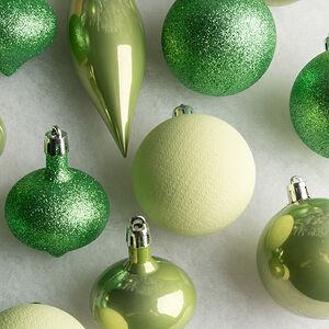 Набор пластиковых шаров Кастелло: Spring Green 6-14 см, 26 шт Winter Deco фото 2