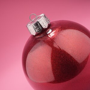 Елочные ПЭТ шары Альбертин - Гранатовый браслет 15 см, 3 шт Winter Deco фото 6