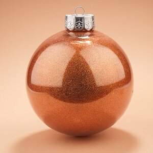 Елочные ПЭТ шары Albertine - Bronze Sunset 15 см, 3 шт Winter Deco фото 2