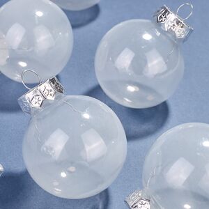 Елочные ПЭТ шары Albertine - White Glaze 6 см, 12 шт Winter Deco фото 2