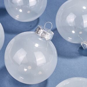 Елочные ПЭТ шары Albertine - White Glaze 8 см, 6 шт Winter Deco фото 2