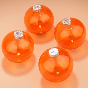 Елочные ПЭТ шары Albertine - Sky Flaming 10 см, 4 шт Winter Deco фото 10