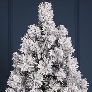 Искусственная елка с лампочками Монблан заснеженная 260 см, 450 теплых белых LED ламп, ЛЕСКА Winter Deco фото 8