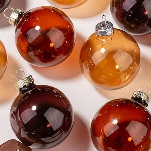 Елочные шары Bubble: Карамельная Фантазия 6 см, 15 шт, стекло Winter Deco фото 2