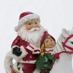 Новогодняя фигурка Санта Клаус и малышка Полли 13 см Boltze фото 2