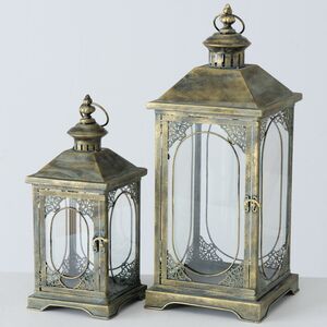 Набор металлических подсвечников-фонарей Тампере 37-54 см, 2 шт Boltze фото 3