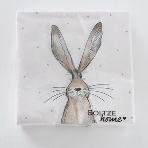 Бумажные салфетки Кролик Купер 17*17 см, 20 шт Boltze фото 1