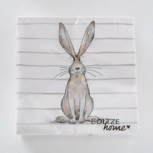 Бумажные салфетки Кролик Брэдли 17*17 см, 20 шт Boltze фото 1
