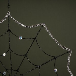 Декоративное украшение Паук Холли в паутине 38 см Winter Deco фото 3