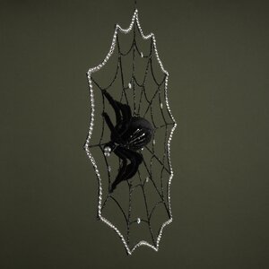 Декоративное украшение Паук Холли в паутине 38 см Winter Deco фото 4
