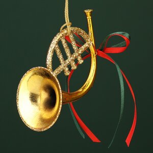 Елочная игрушка Валторна Дарданов 10 см, подвеска Winter Deco фото 4