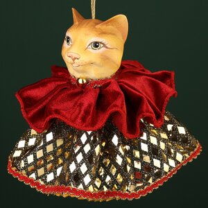 Елочная игрушка Кошка Розетти: Eclogae 12 см, подвеска Winter Deco фото 4