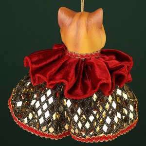 Елочная игрушка Кошка Розетти: Eclogae 12 см, подвеска Winter Deco фото 7