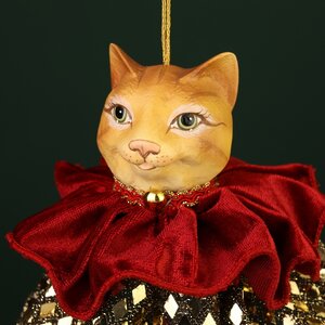 Елочная игрушка Кошка Розетти: Eclogae 12 см, подвеска Winter Deco фото 2