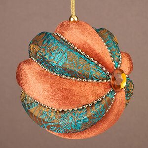 Винтажный елочный шар Закат Аскании 10 см Winter Deco фото 4